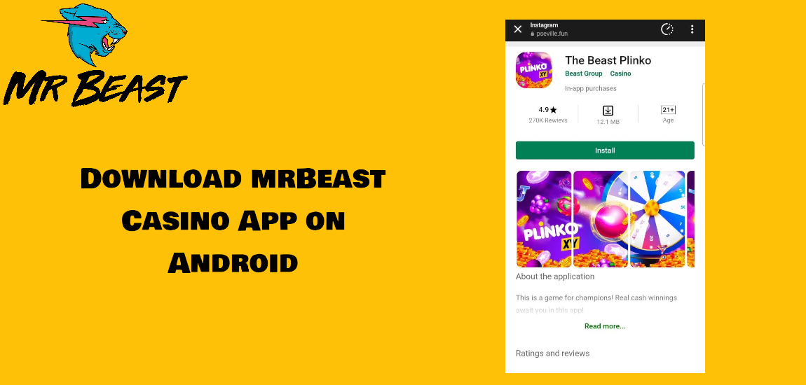 Download mrBeast Casino App on Android